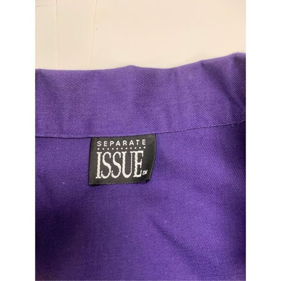 Vintage Purple Button Down Jacket - Picture 5 of 7